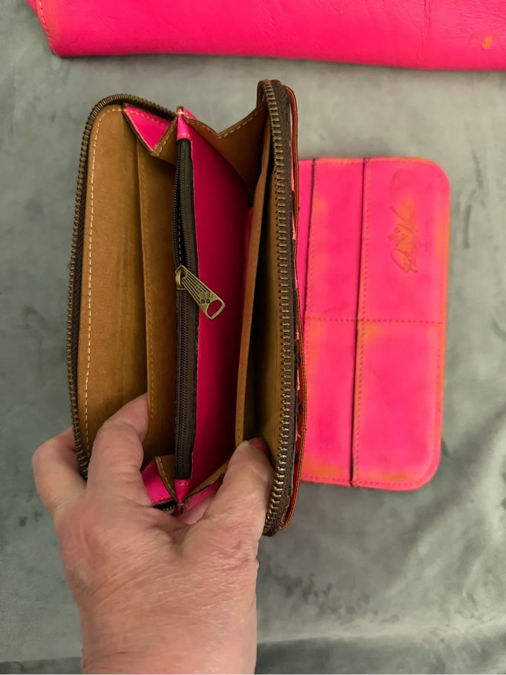 💐Patricia Nash Mini Prairie Rose with matching Matching Wallet set.
